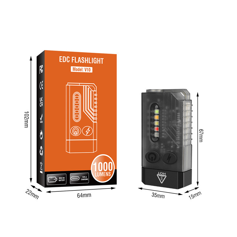 Lintera láser transfronteriza blanca láser blanco p70 pantalla de carga USB aleación de aluminio image 19