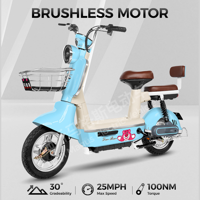 Fábrica de origen transfronterizo de comercio exterior bicicletas eléctricas para adultos bicicletas eléctricas de dos ruedas scooter motocicleta