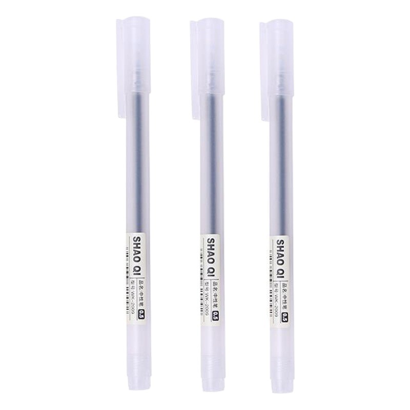 Factory direct neutral pen black frosted neutral pen full needle tube 0.5 office student stationery sign pen direct sales