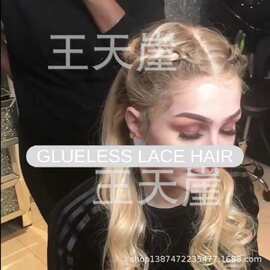 假发女长卷发染色假发