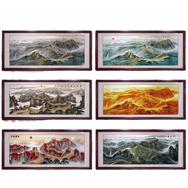 现代装饰画;国画;钻石画、皮画