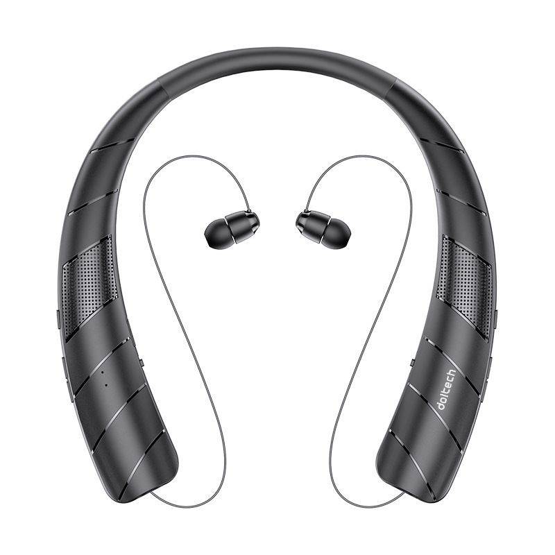 クロスボーダー爆型プライベートモデル無線bluetoothイヤホン首掛け式外放音響二合一伸縮bluetoothスピーカー|undefined