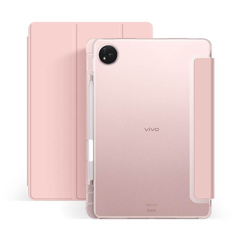 適用vivopadAirタブレット保護カバー11.5インチ三つ折り透明ペンスロットiqoopad2保護ケース12.1|undefined
