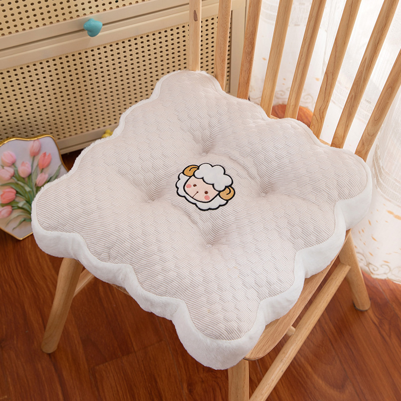 Nuevo cojín de cinco flores de frijoles de hielo cojín de sofá de peluche ventanas flotantes de tatami decoración almohada al por mayor