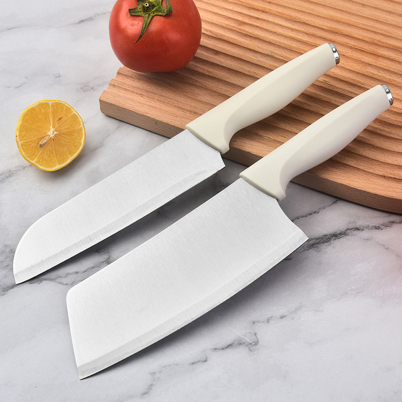 Juego de cuchillos de cocina para el hogar, cuchillo de chef de acero inoxidable, cuchillo de cocina, tijeras, juego de regalo, juego de cinco piezas, caja de color