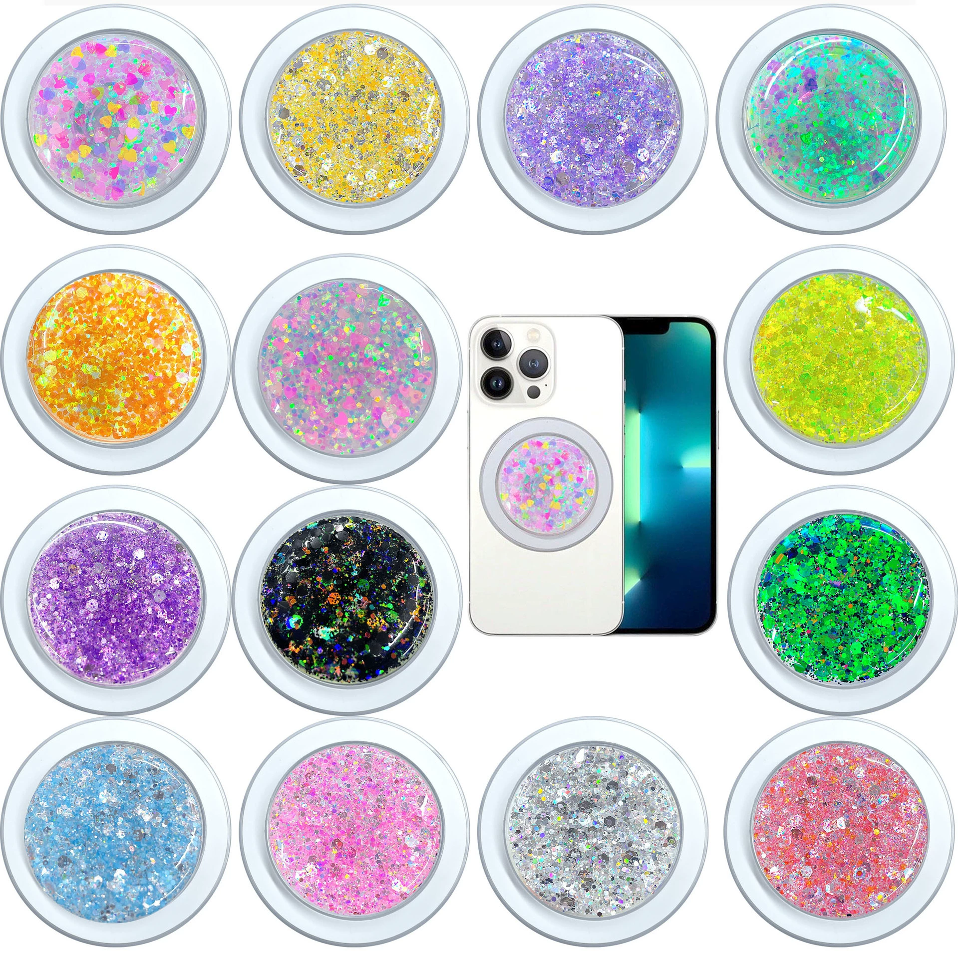 Трансграничная высокая вспышка magsafe магнитный кронштейн для мобильных телефонов для iPhone14 прозрачная магнитная подушка безопасности для рабочего стола на складе