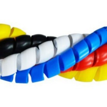 耐磨螺旋胶管保护套充电桩电线电缆防咬啃缠绕套管加油加气管防护