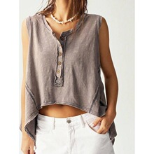 G 24251 Solid Color Loose Sleeves Top ��ɫ���ɱ���