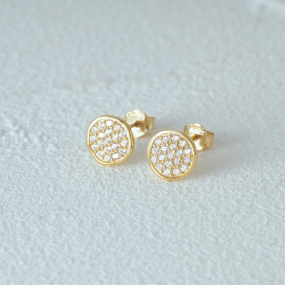 6g Weight 925 Sterling Silver Ear Needle Material Zircon Inlay Material Ear Studs Classification 1 Pair Quantity Daily, Street Occasion 925 Sterling Silver Material Geometric Pattern Women's Gender Plating, Inlay Design Simple Style Style 1 Pair 925 Sterling Silver Zircon Geometric Ear Studs 21