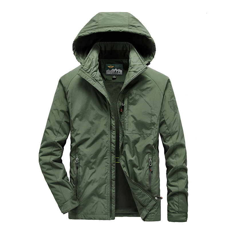 Spring and Autumn Men's Jackets Casual Jackets Men's Jackets Windproof and Rainproof Outdoor Sports Hooded Jackets Men's Jackets