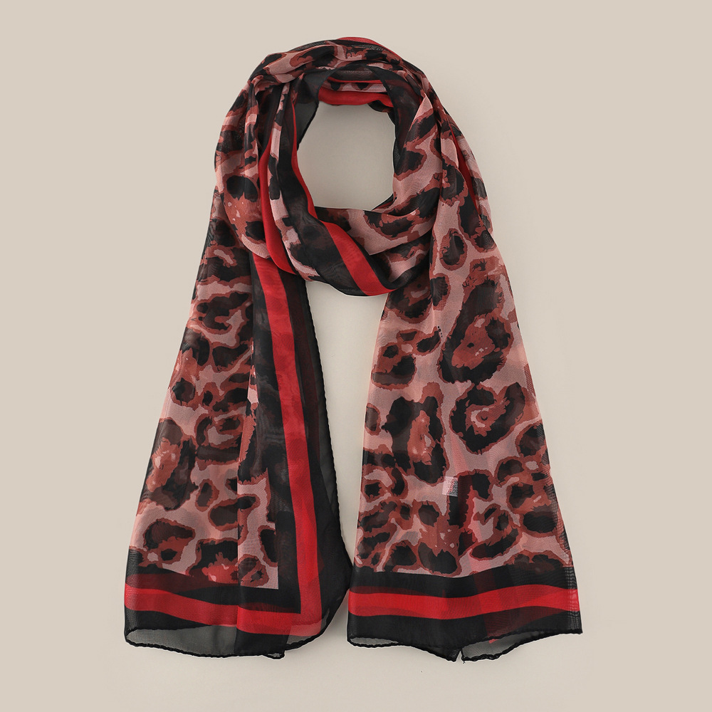 Summer shiffon long elegant scarf