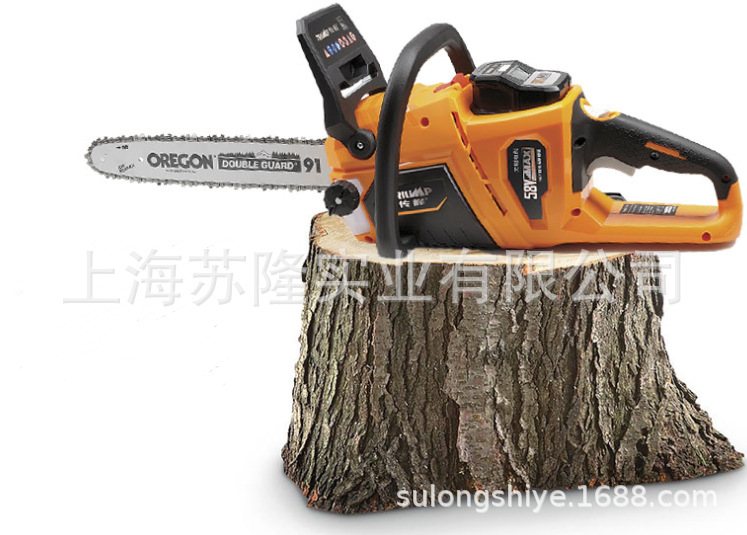 58V充电式电锯 伐木锯无线锂电锯手提大功率电链锯 传峰TPCS5616