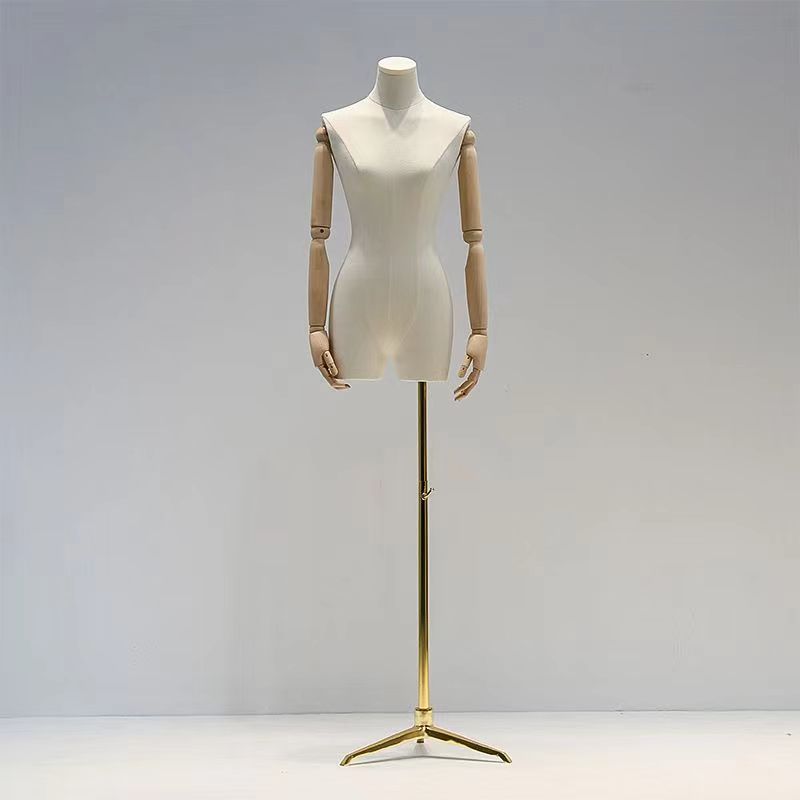 Modelo clavícula pequeña prop de pecho tienda de ropa modelo estante de exhibición de hombro plano ventana de ropa de mujer muestra busto modelo