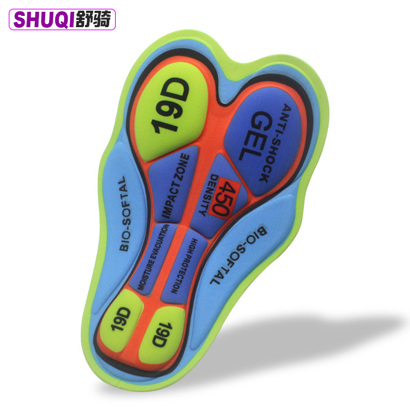 Cycling underwear cushion thickened silicone cushion sponge shorts mountain bike sweat-absorbent Factory Direct in stock