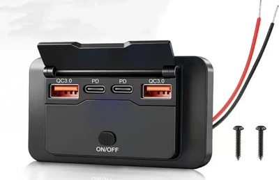 Rv Bus Car Charger Modified Mobil şarj cihazları - automobile-and-motorcycle-modification-device-qc30pdpdqc30