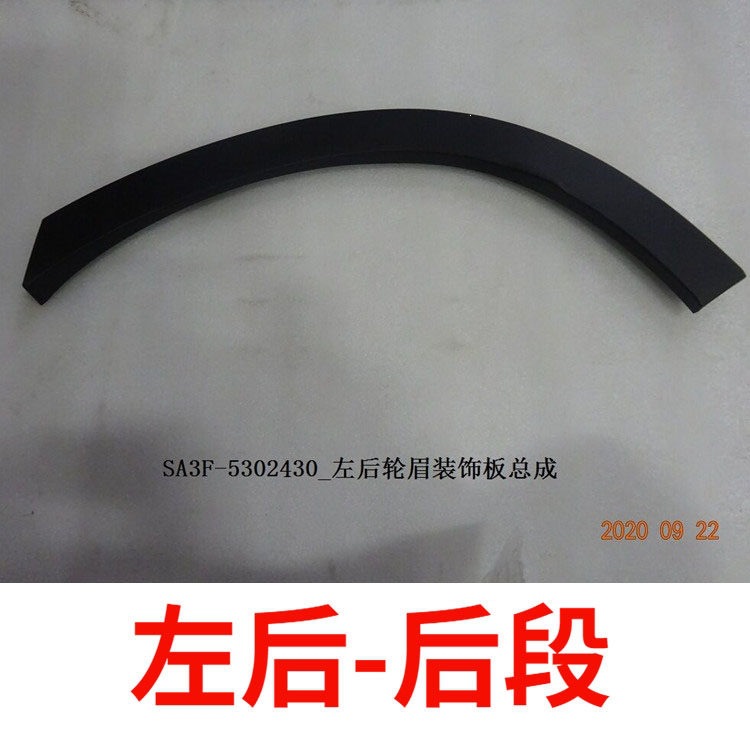Suitable for BYD Song PLUS wheel arch trim panels, Song Plus EV, and Song PLUS DM-i car door wheel arches