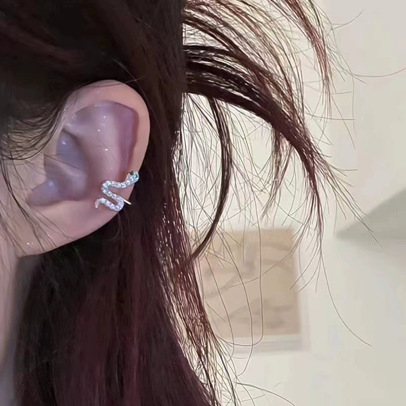 Earrings, ear clips, no pierced ears, high-quality style