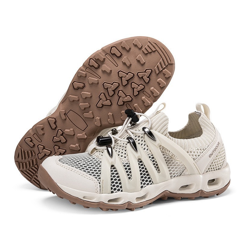 Zapatos de río al aire libre de verano zapatos de hombre malla ocio transpirable anfibio zapatos a la deriva antideslizantes zapatos de senderismo para mujeres
