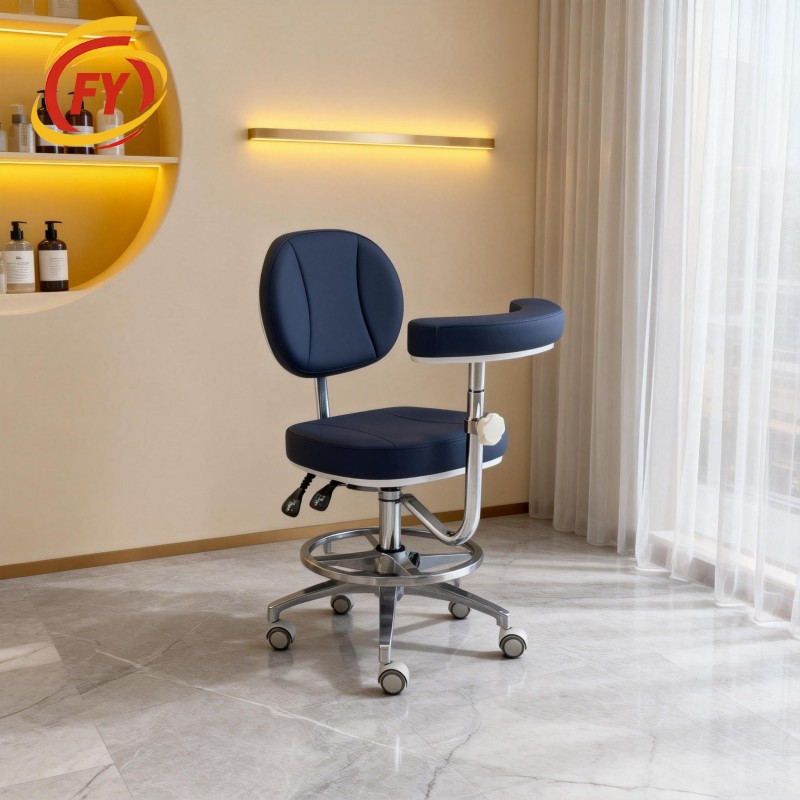 Dental Dentist Doctor Chair Seat Dentist Lift Bar Rotating Beauty Nurse Assistant Office Chair