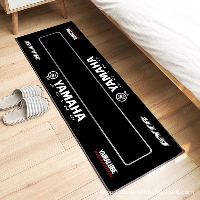 Cross-Border Dropshipping Crystal Velvet Motorcycle Enthusiast Bedside Blanket Stain-Resistant Display Mat Ready-Made Factory Direct Delivery