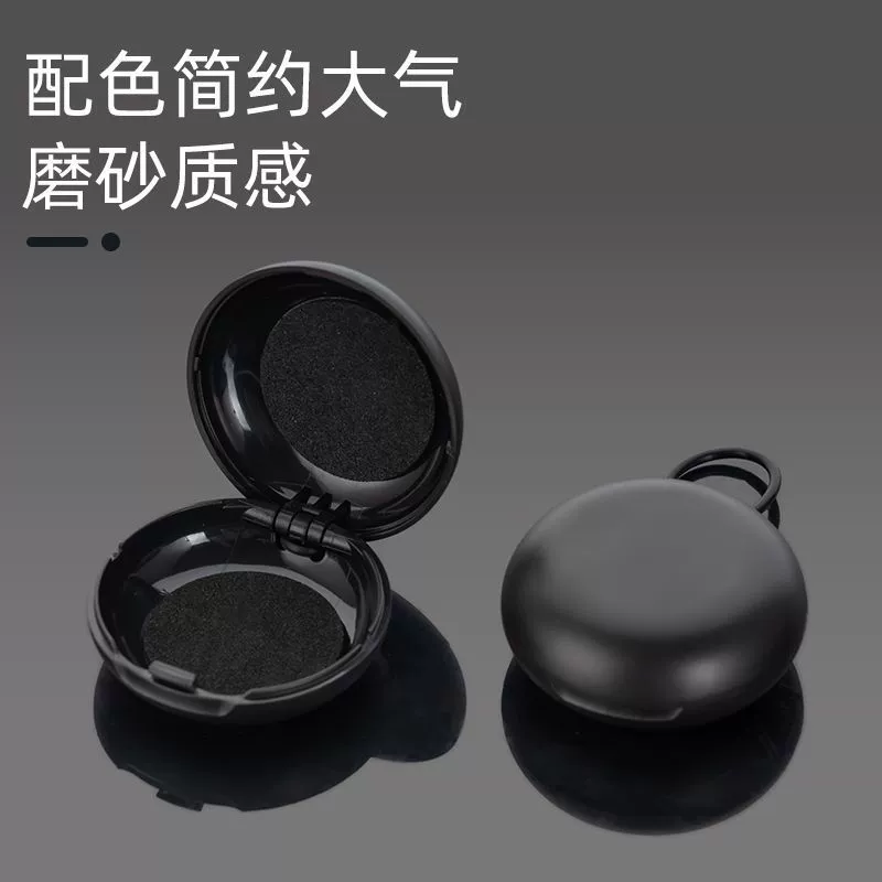 Круглая коробка для беруш, небольшая коробка для хранения ювелирных изделий, специальная коробка для беруш с шумопоглощением, портативная круглая коробка для хранения мини-ювелирных изделий