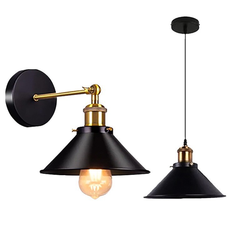 Lámpara de pared de viento industrial retro estilo americano LOFT restaurante bar café estudio cabecera plegable lámpara de bronce