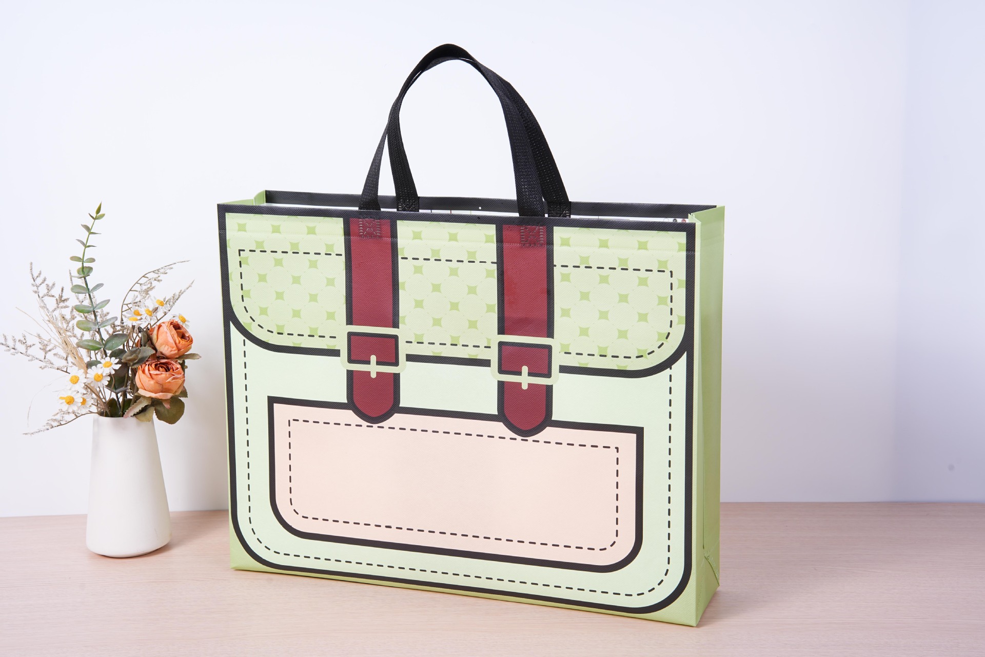 Bolsos de tienda de ropa gran bolsas de compras no tejidas personalizadas Wenchuang bolsas no tejidas personalizadas logotipo