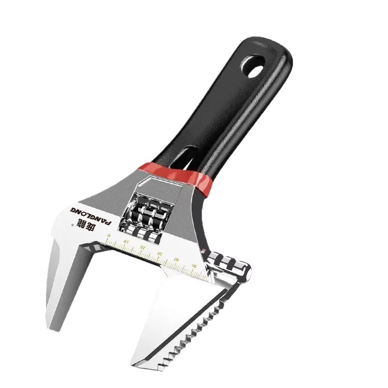 Llave Inglesa Ajustable Panglong, Mango Corto, Mordazas Extra Anchas, Llave Inglesa Ligera, Multifuncional, Herramienta para Baño