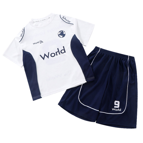 Children's short-sleeved suit casual T-shirt sportswear quick-drying clothes boys summer new T-shirt shorts two-piece set children's clothing