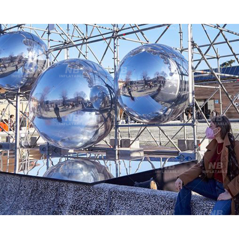 充气镜子球巨型圣诞球装饰大闪亮气球闪亮装饰大闪亮球装饰