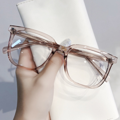 New fashion glasses anti-blue light flat mirror wholesale frames men's plain glasses frames women's tr90 glasses frames