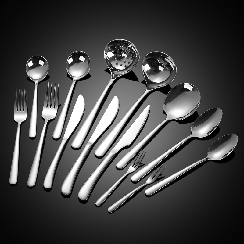 Elegant 316 Stainless Steel Knife, Fork, and Spoon Set for Home Use, Hotel, Western-Style Steak Cutlery, Cross-Border Tableware Elegant 316 Stainless Steel Knife, Fork, and Spoon Set for Home Use, Hotel, Western-Style Steak Cutlery, Cross-Border Tableware