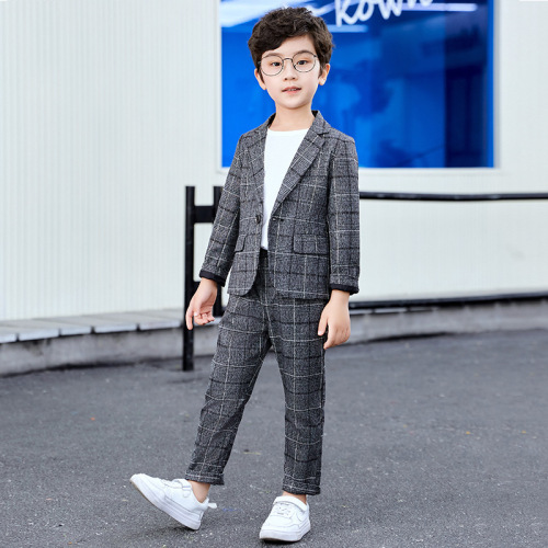 Boys' suit leisure suit, spring and autumn Korean style fashion spring outfit, children's clothing, kids' performance piano dress
