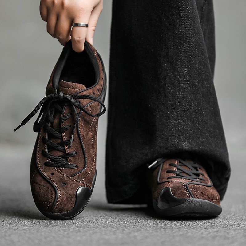 Summer sports versatile trendy commuter casual 2026 men's comfortable lace-up German training shoes retro round toe Summer sports versatile trendy commuter casual 2026 men's comfortable lace-up German training shoes retro round toe