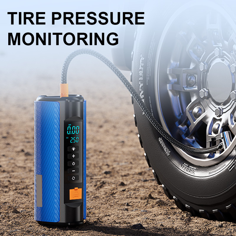 [Ts03] Cross-Border Car Emergency Starting Power Supply and Air Pump All-In-One Jump Starter Multifunctional Portable Battery Booster