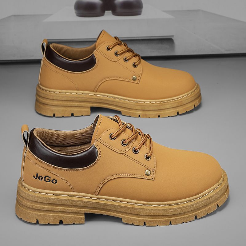 Sitio de construcción Martin botas zapatos de hombre otoño 2025 nuevo trabajo deportes montañismo antideslizante desgaste ropa de trabajo de verano zapatos de seguro laboral