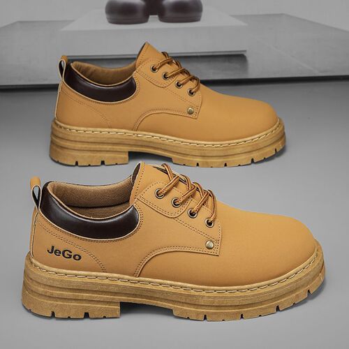 Worksite Martin Boots Men's Autumn 2025 Work Sports Hiking Anti-slip Wear-resistant Summer Workwear Protective Shoes