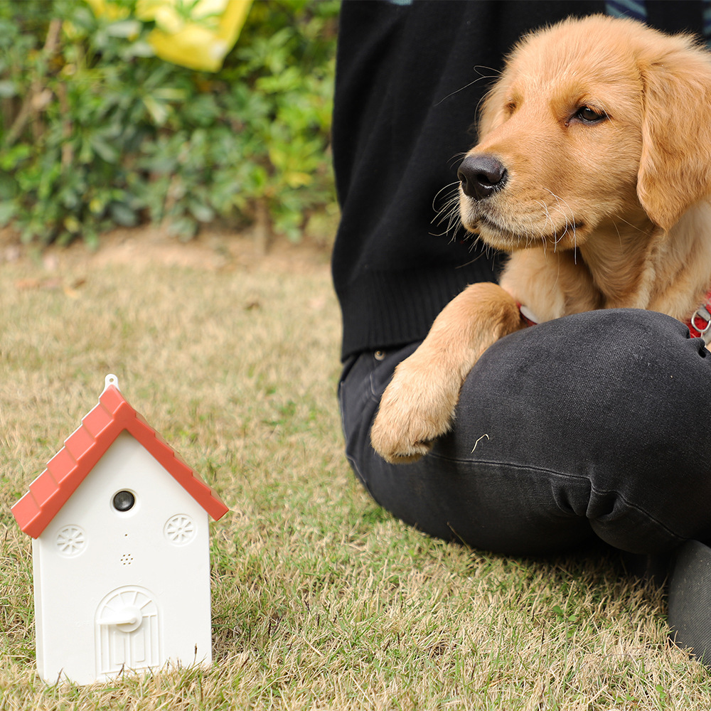 超聲波自動(dòng)訓(xùn)狗器跨境亞馬遜新品止吠器防潮室外智能驅(qū)狗器止吠器