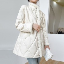 海宁真皮羽绒服女2024冬季新款绵羊皮水貂领宽松中长款加厚外套女