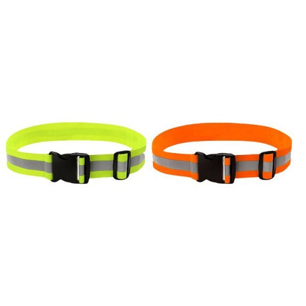 Outdoor Sports Safety Riding Night Run Reflective Belt Universal Adjustable Safety Elastic Belt Elastic Reflective Belt