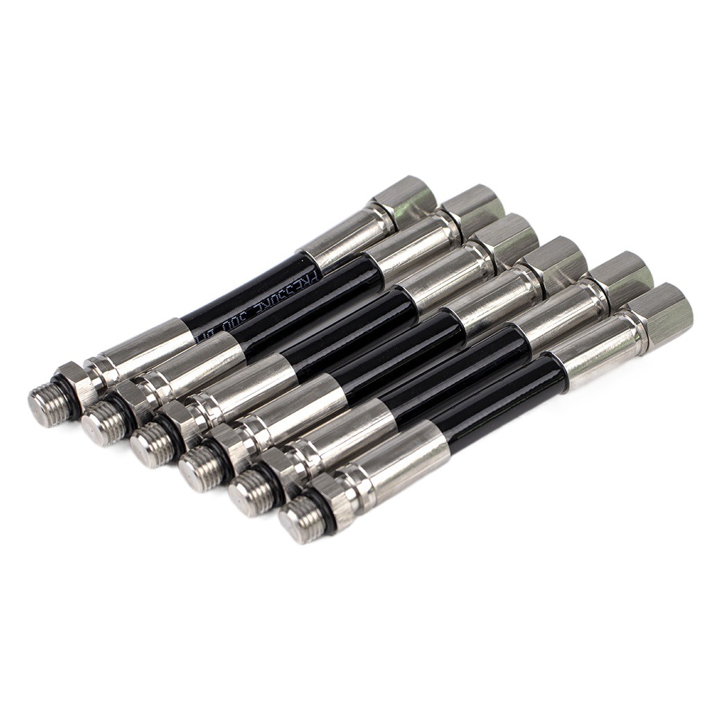 Tubo de alta presión de buceo HOTDIVE tubo de presión residual colgante lateral tubo de alta presión de longitud ajustable tubo corto de garganta corta