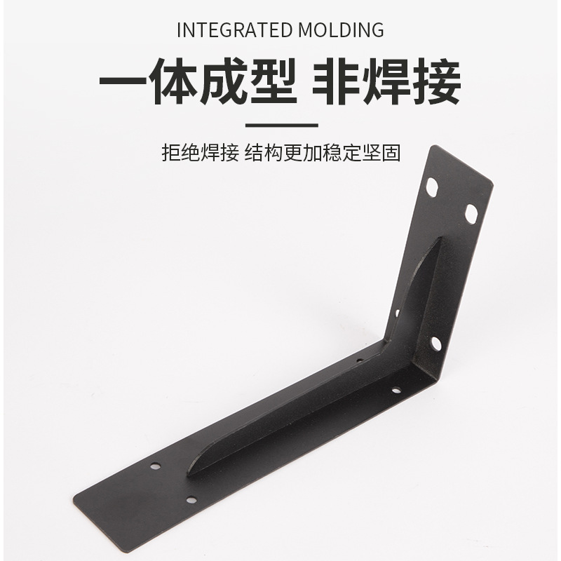 (2개) 두꺼운 삼각형 지원 프레임 TV 캐비닛 교수형 하중지지 저장 랙 벽 테이블 캐비닛 브래킷 라미나 플레이트 홀더