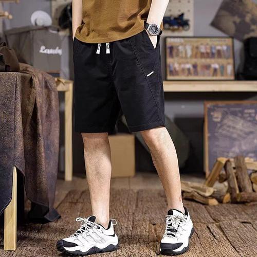 American work shorts for men, summer 2025, large size middle pants for men, casual five-pocket pants for summer
