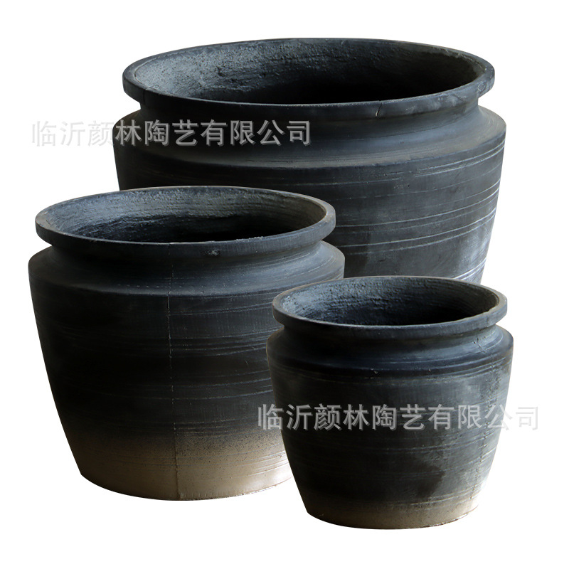 Gran calibre de maceta de cemento jardín balcón plantación de árboles gran maceta casa centro comercial hotel gran maceta de decoración de plantas verdes