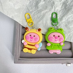 Cartoon Transforming Large Fox Keychain Instagram Sweet Girl Best Friend Couple Gift Schoolbag Hook Accessory Ornament