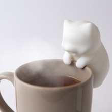 亚马逊跨境迷你猫嘴冷却水杯小风扇自动吹温热咖啡茶饮食物降温器