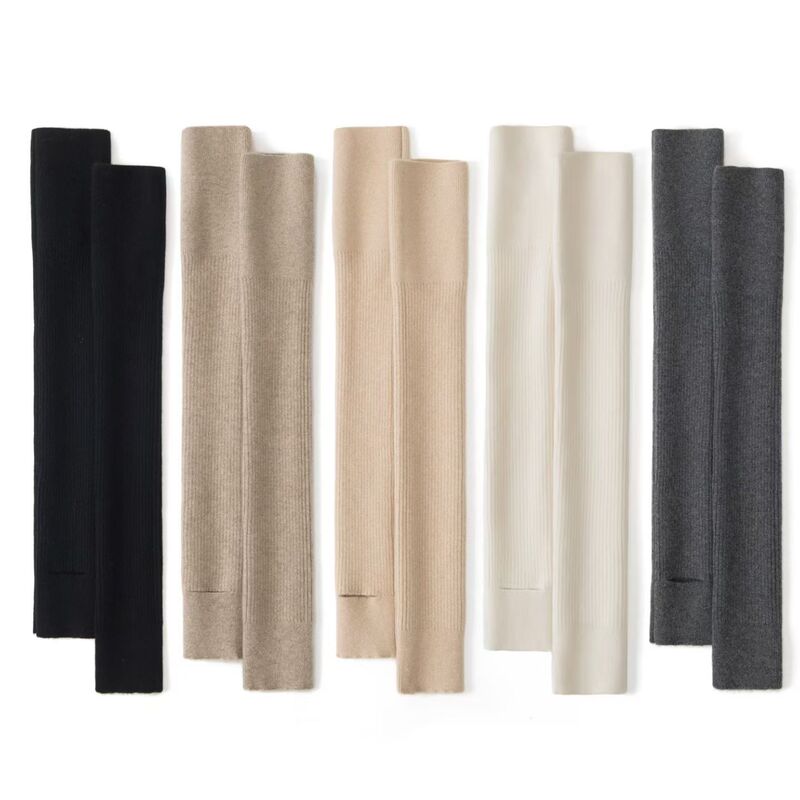 High-Elastic Foot-Stepping Thickeneded Leggings ~ 100 Pure Cashmere Autumn and Winter Warm Base Knee Pads and Ankle Socks