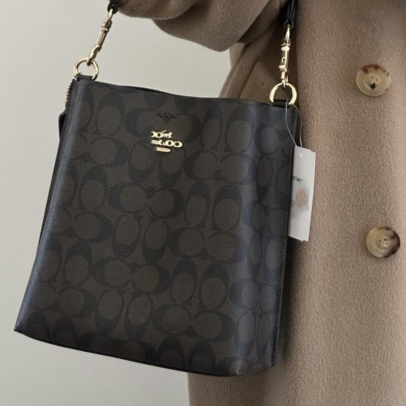 Koujia's New Jasmine Mollie Bucket Bag Classic Presbyopic Handheld Tote Bag Retro Printed Shoulder Crossbody Bag