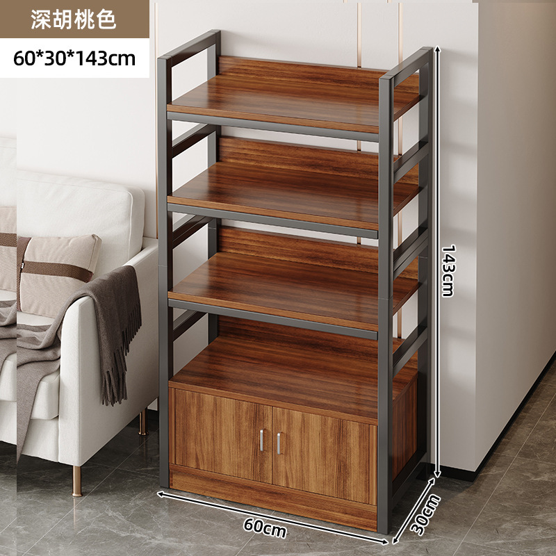 Armario Armario Armario de almacenamiento de sala de estar de piso a techo Estante de almacenamiento de gran capacidad Junto al sofá Estantería sugeridas de varios pisos Estantería corta