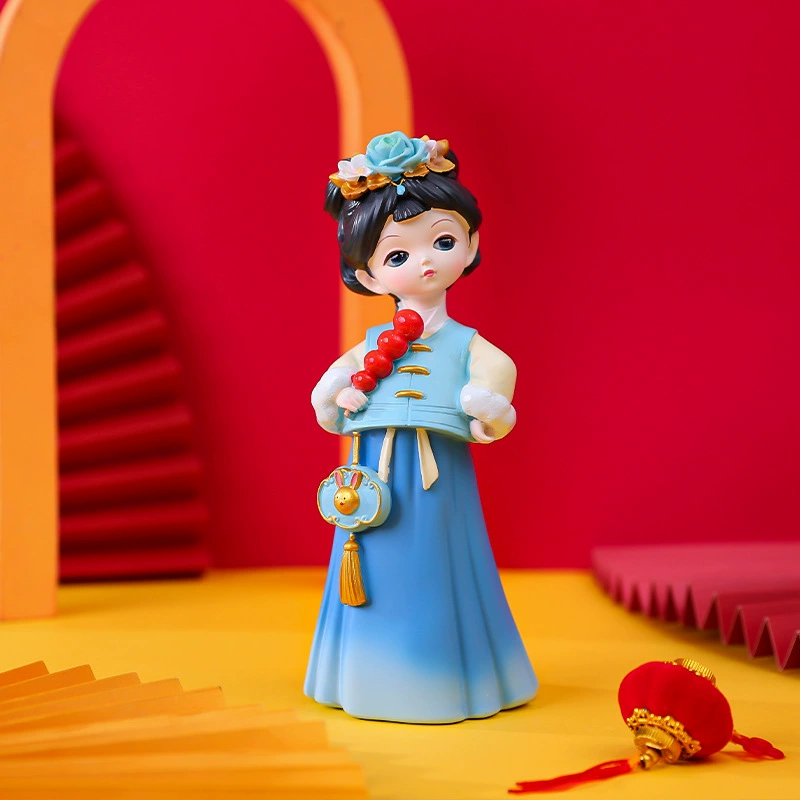 Фигура принцессы Palace Girl из серии Gege, декоративная вставка из смолы, большие и маленькие размеры
